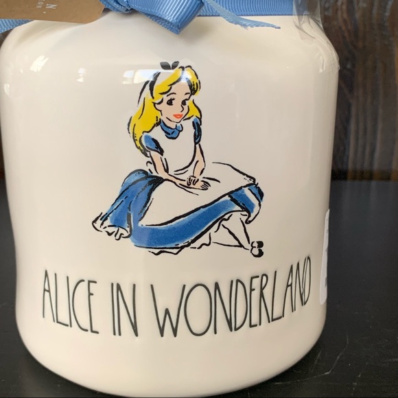 Rae Dunn Disney ALICE IN WONDERLAND Medium Ceramic Canister - Picture 7 of 10